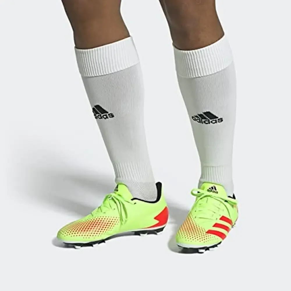 ADIDAS PREDATOR 20.4 FIRM GROUND SOCCER SHOE (MENS) SIGNAL GREEN/POP/BLACK 4